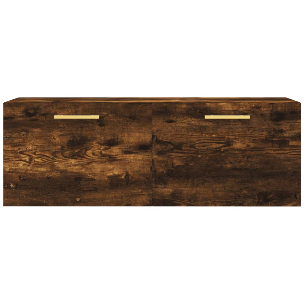 vidaXL 2 Door Smoked Oak Wall Cabinet Image 5
