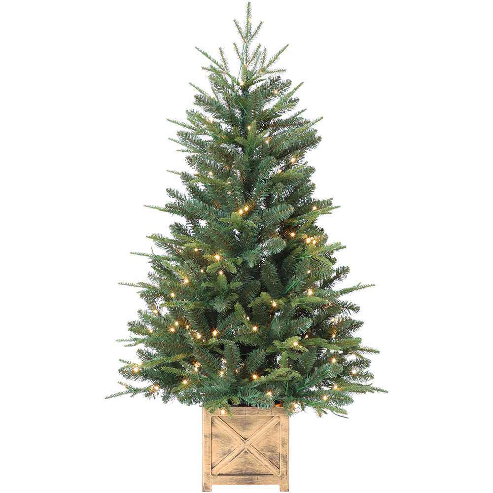 Charles Bentley Luxury Pre-Lit Faux Christmas Tree 4ft Image 1