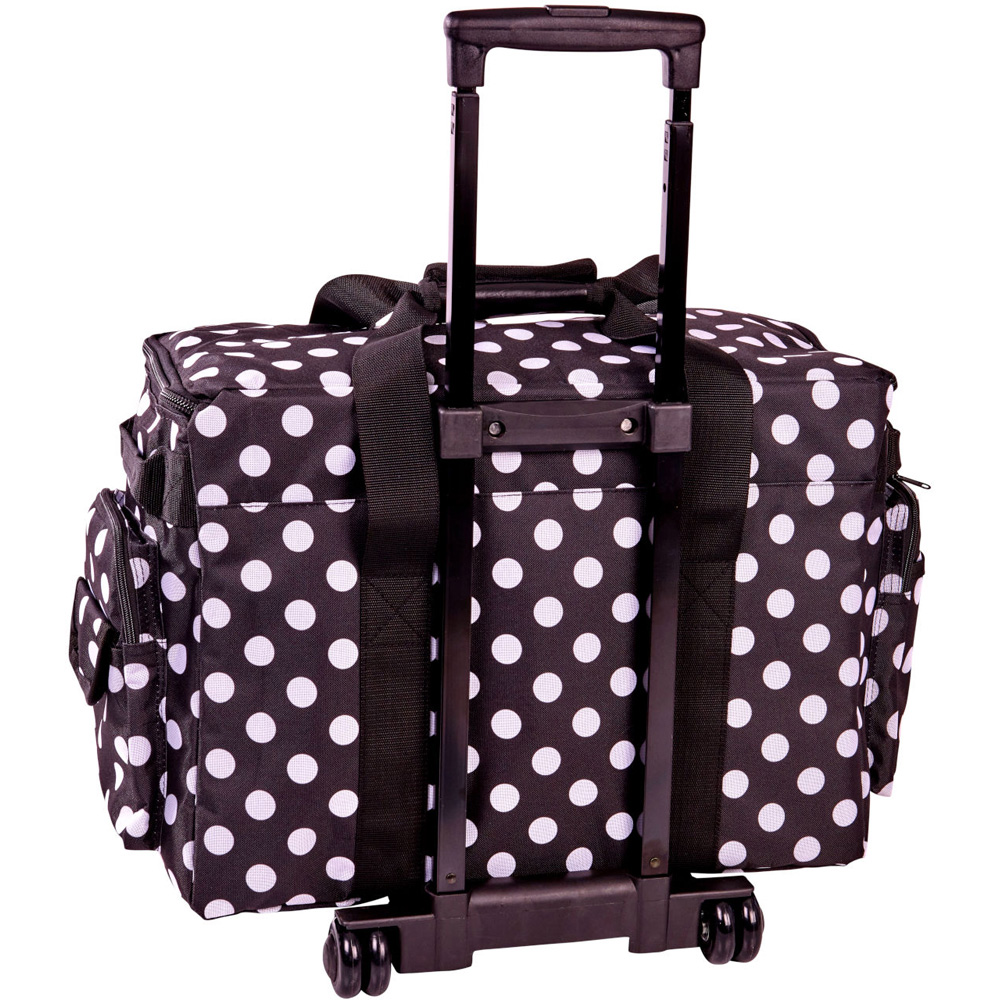 Sewing Online 006106-BW Black White Spot Sewing Machine Trolley Bag 51 x 38 x 28cm Image 3