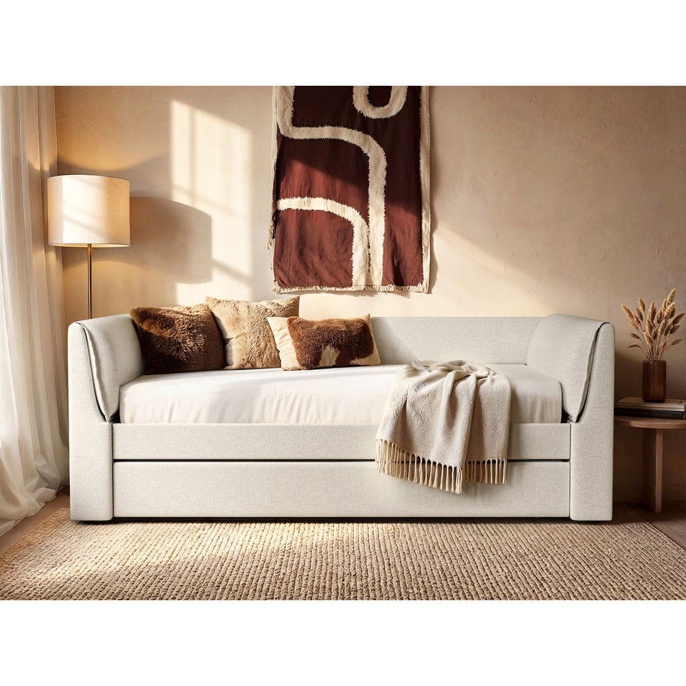 Flair Max Cream Day Bed with Trundle Image 4