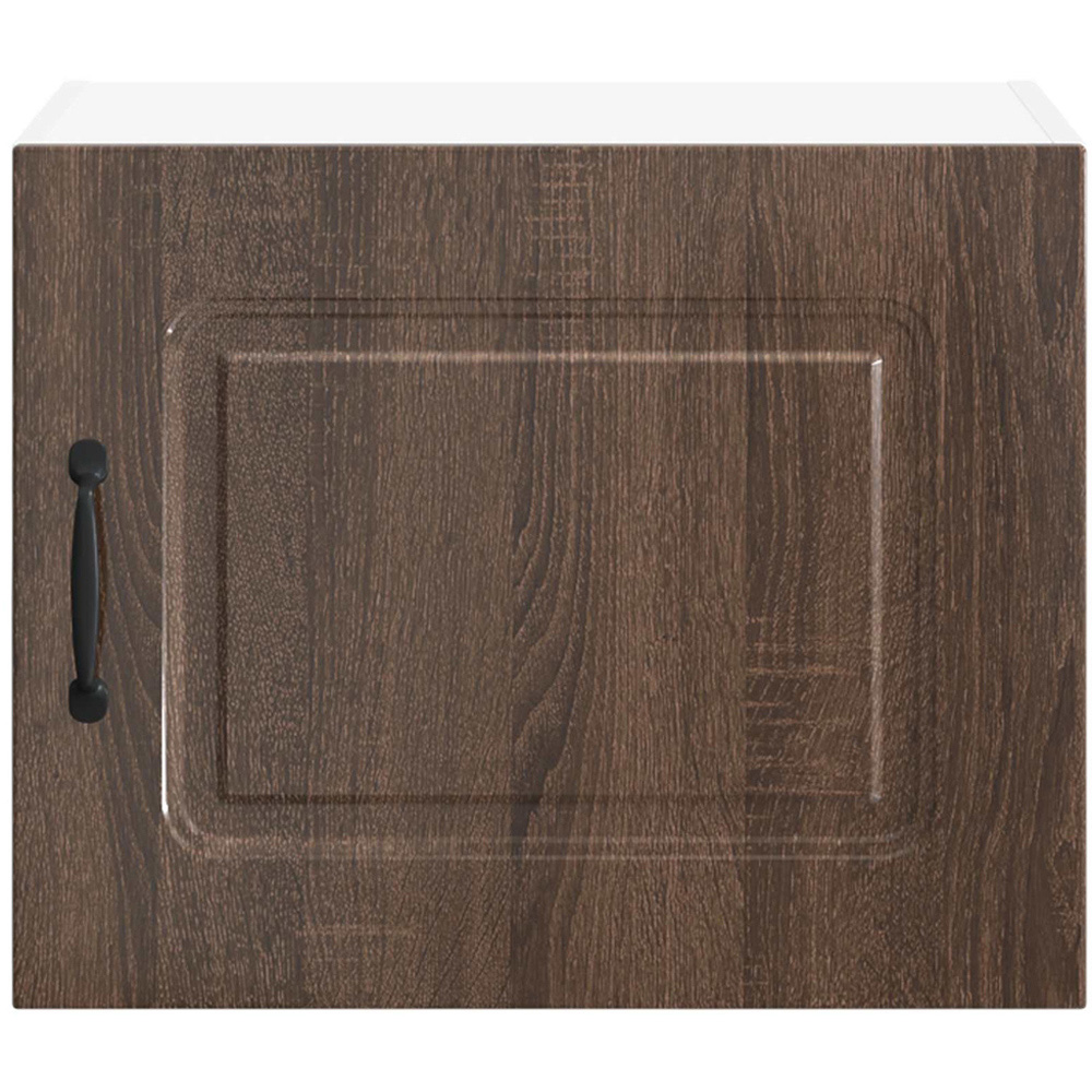 vidaXL Kalmar Single Door Brown Oak Wall Mounted Wide Kitchen Cabinet Set of 2 Image 5