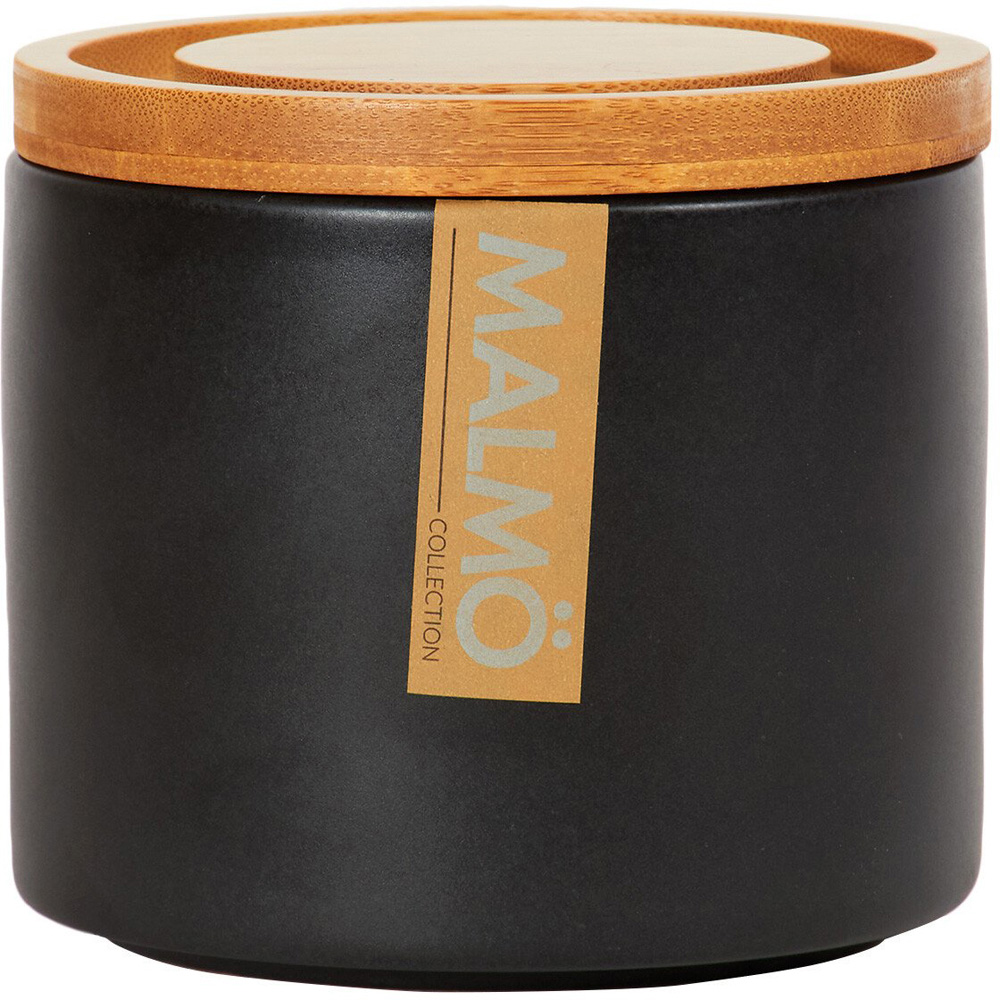 Malmo Stacking Canister - Black Image 1