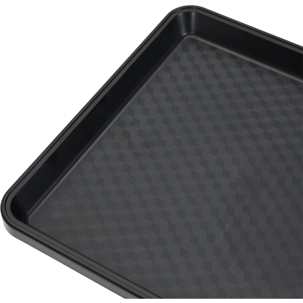 Living and Home Black Height Adjustable Salon Tray Cart with Cup Slots Image 5