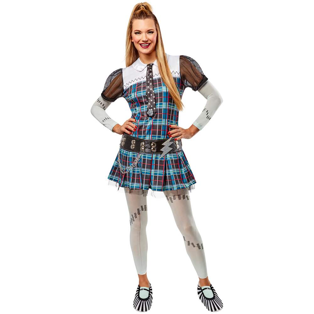 Monster High Adult Frankie Stein Halloween Costume Medium Image 1