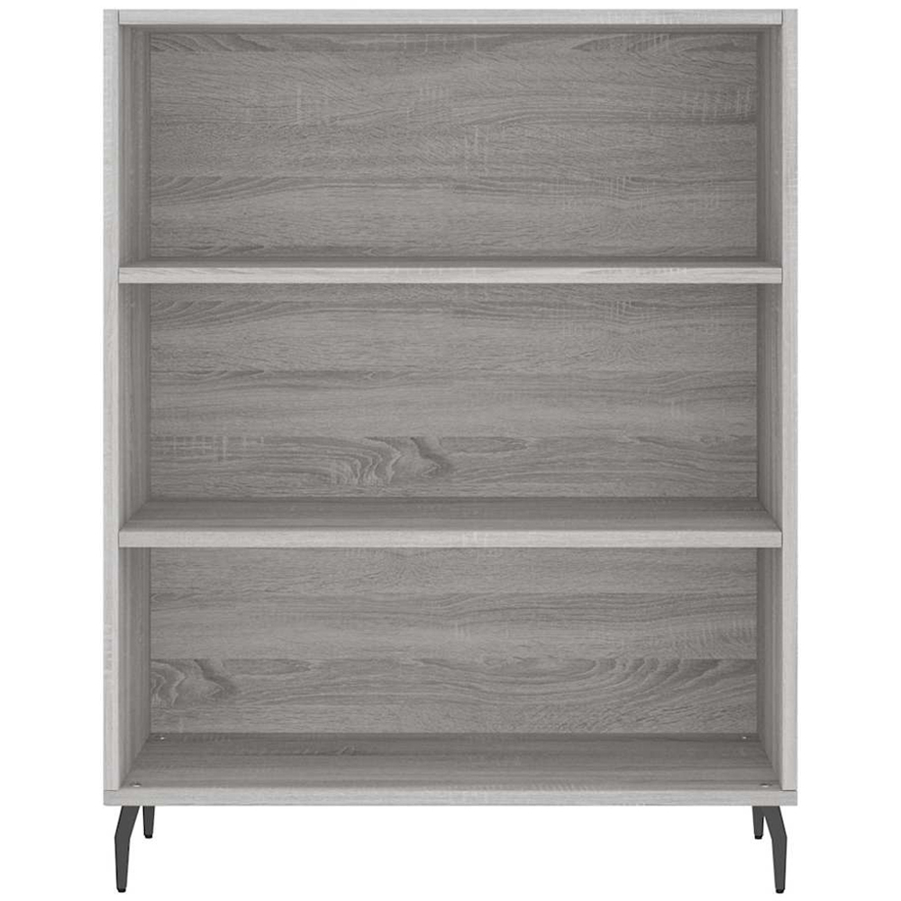 vidaXL 2 Door 3 Shelf Grey Sonoma Wide Highboard Image 8