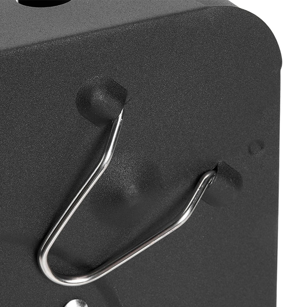 Living and Home Black Windproof Metal BBQ Grill and Tea Stove Image 6