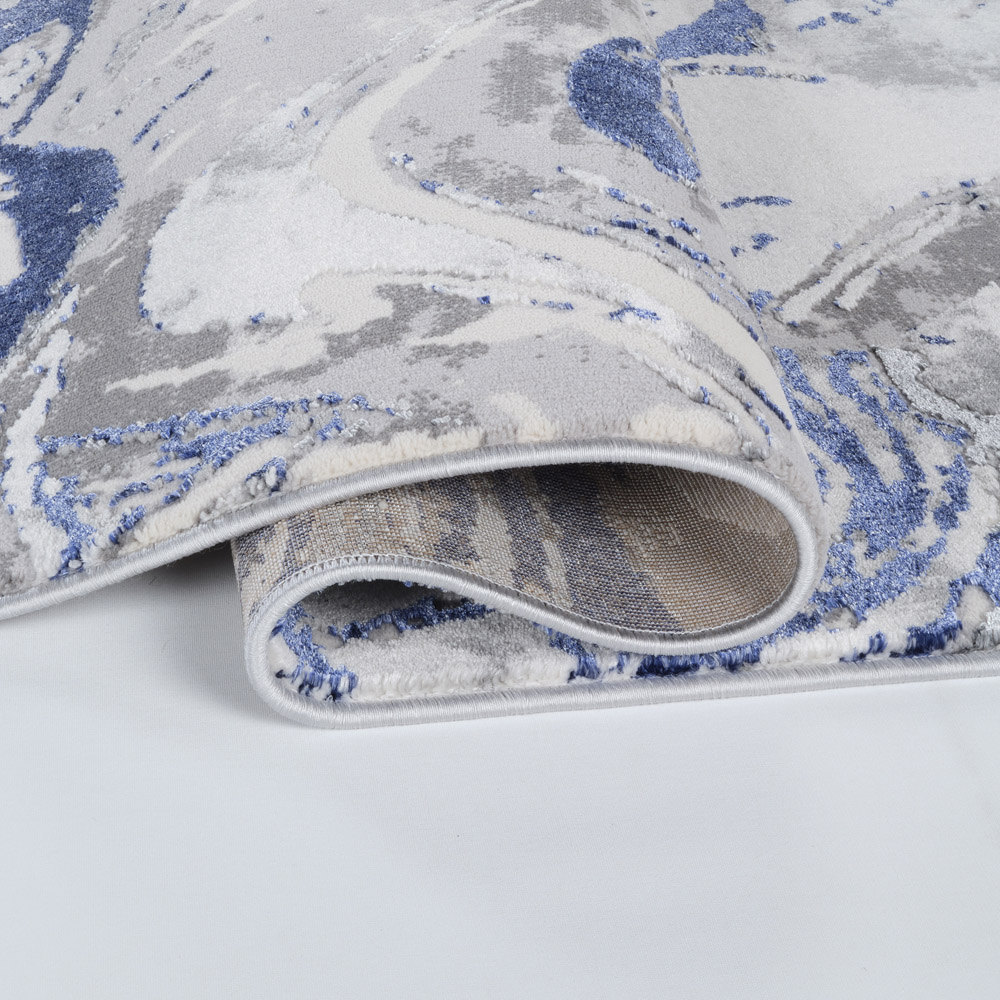 Desire Rugs Solarius Navy Living Room Abstract Area Rug 160 x 230cm Image 3