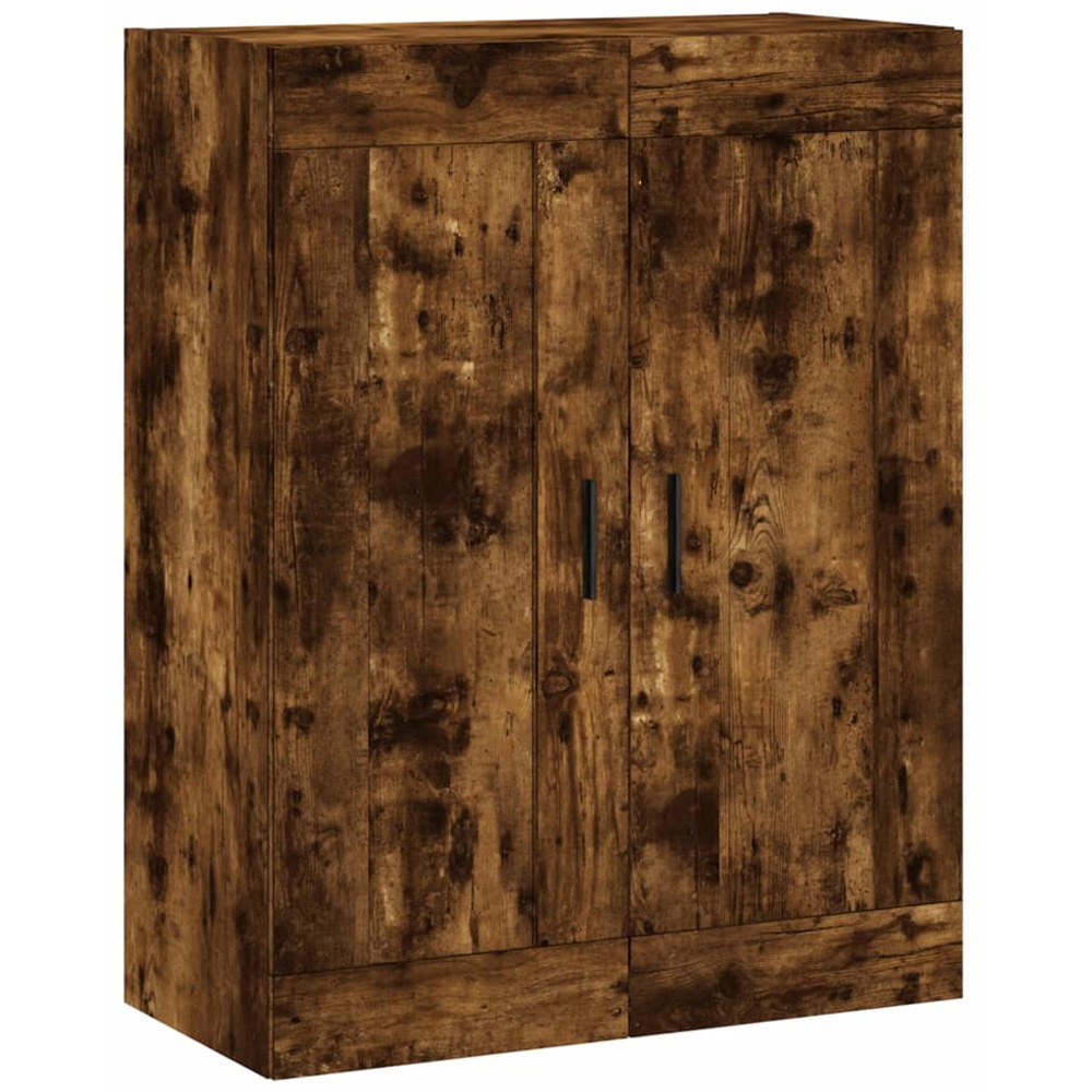 vidaXL 2 Door 3 Drawer Smoked Oak Highboard Image 5
