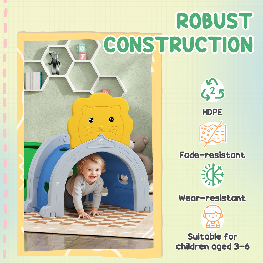 AIYAPLAY Kids Lion Play Tunnel Image 6
