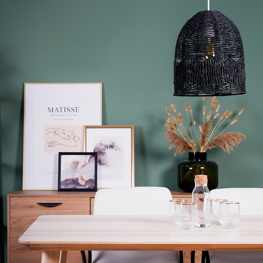 ValueLights Black Rope Bird Cage Pendant Light Lamp Shade Image 6
