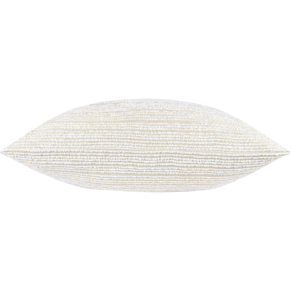 Paoletti Jupiter Ivory and Gold Chenille Jacquard Cushion 50 x 50cm Image 3