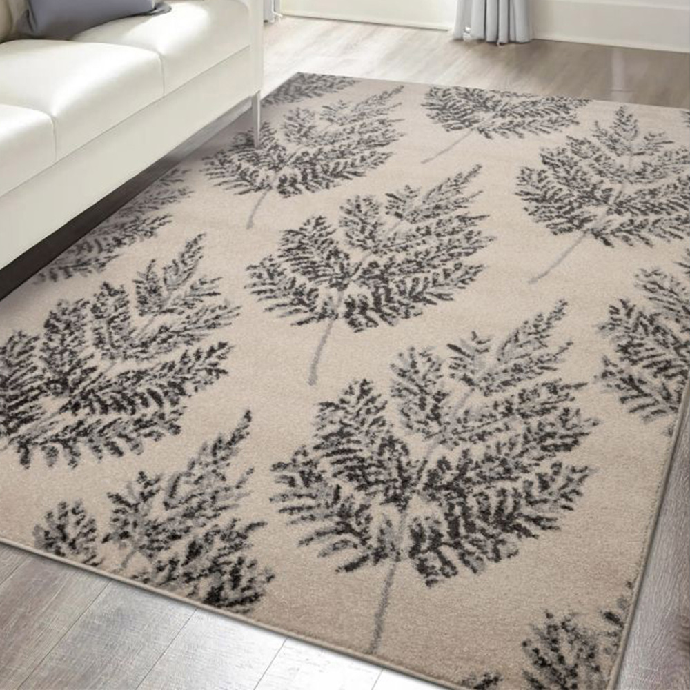 Homemaker Echo Fern Grey Rug 120 x 170cm Image 1