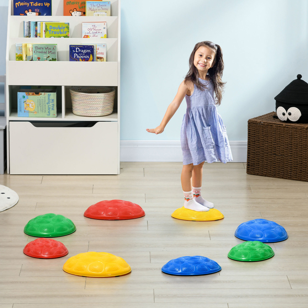 Tommy Toys 8 Pieces Balance River Stones with Non Slip Mats Image 2