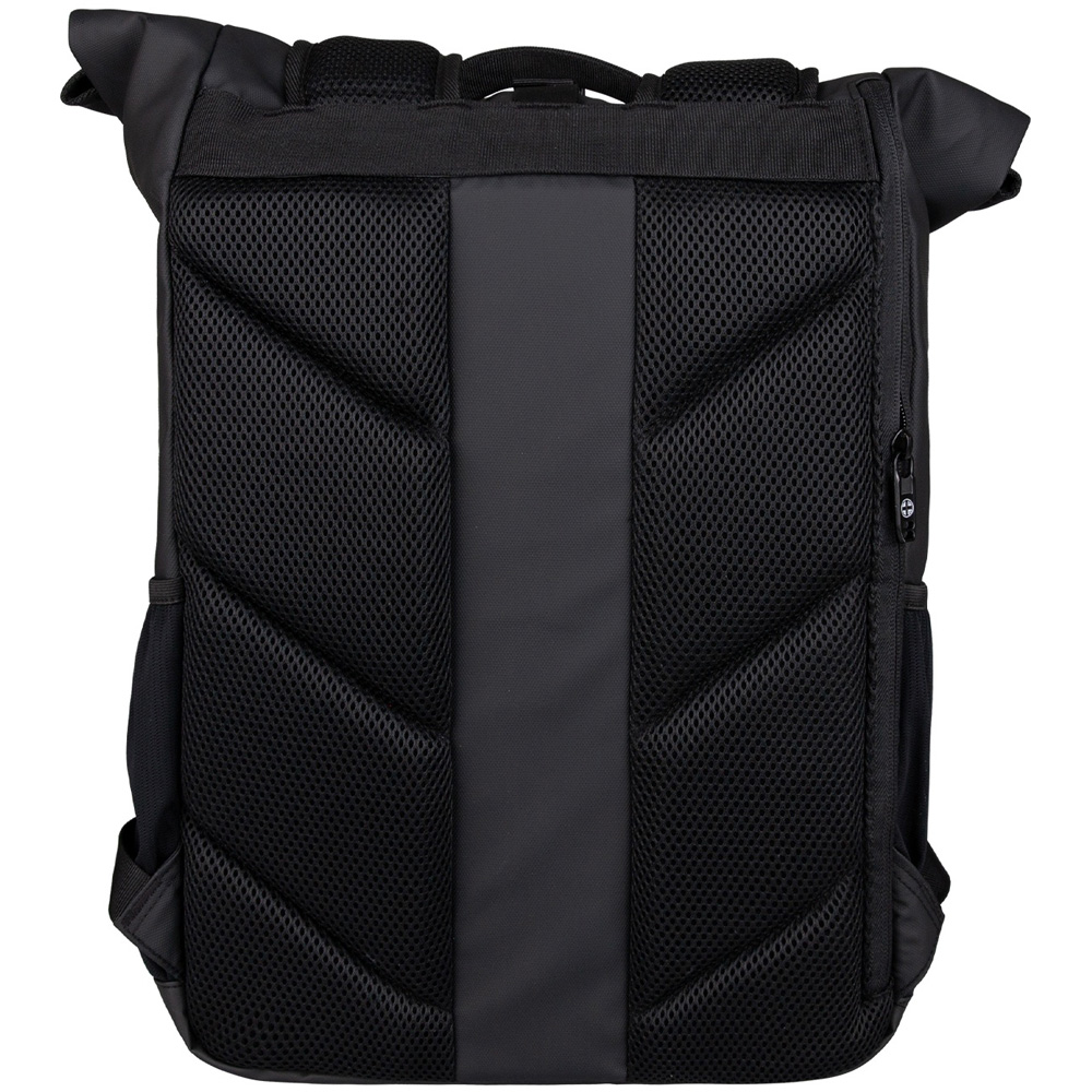 Crossgear Rebel Black Roll Top Backpack 46cm Image 5