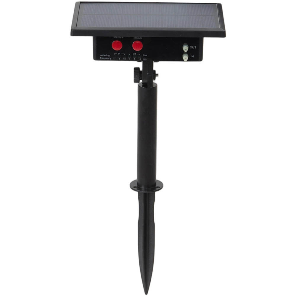 Living and Home 10 Pot Solar-Powered Automatic Watering Drip Irrigation System Kit Image 2