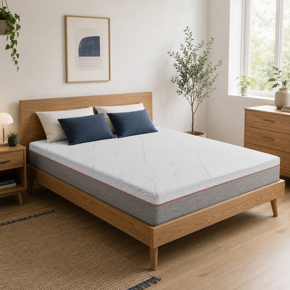 Visco Therapy Super King Size Harmony Support Pocket Sprung Mattress with 2 Deep Sleep Pillow Image 2