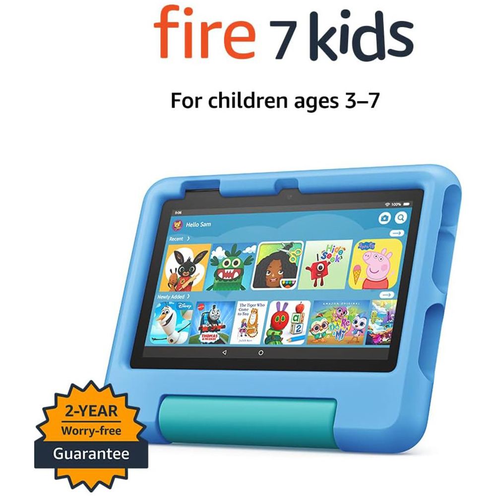 Amazon Fire 7 Kids Tablet 7 inch Display 16GB Blue Image 2