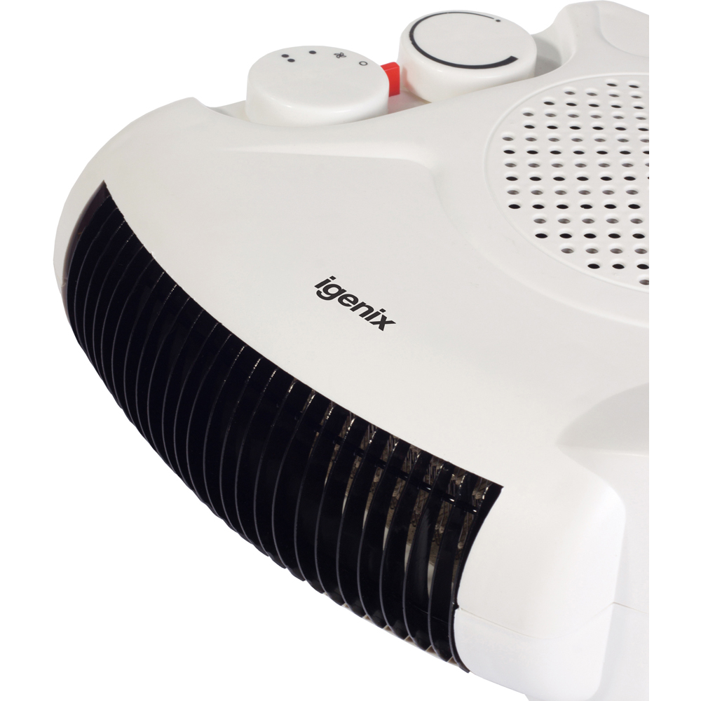 Igenix White Upright Flat Portable Electric Fan Heater 2000W Image 9