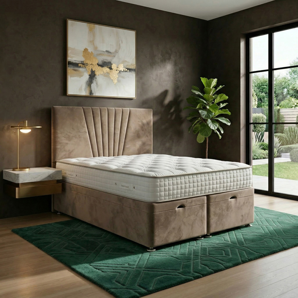 DS Living Vesper Super King Size Mink Ottoman Bed Image 5