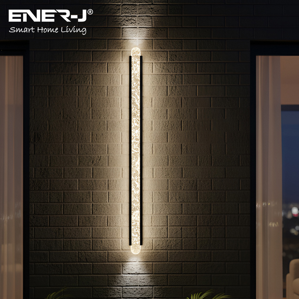 ENER-J AuroraGlow 42W CCT Adjustable and Dimming Designer Acrylic LED Wall Light 100 x 9cm Image 5