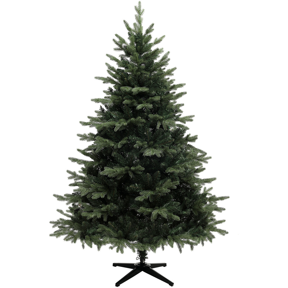 Everglow Green Artificial Spurce Christmas Tree 6ft Image 1