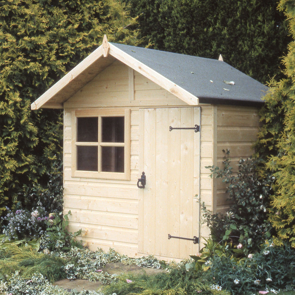Shire 5 x 4ft Shiplap Apex Clubhouse Image 2