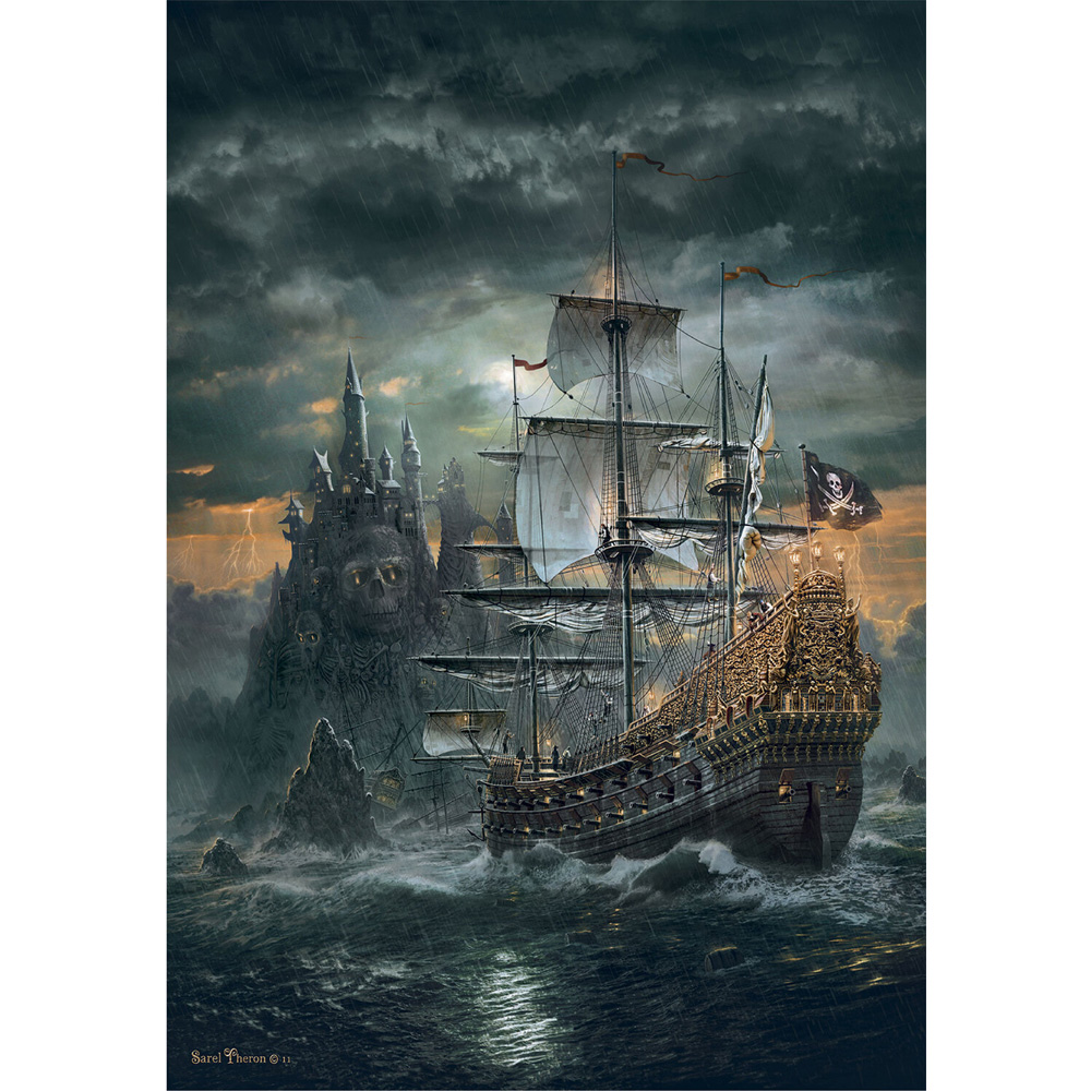 The Pirates Ship 1500 Piece Jigsaw Puzzle Image 4
