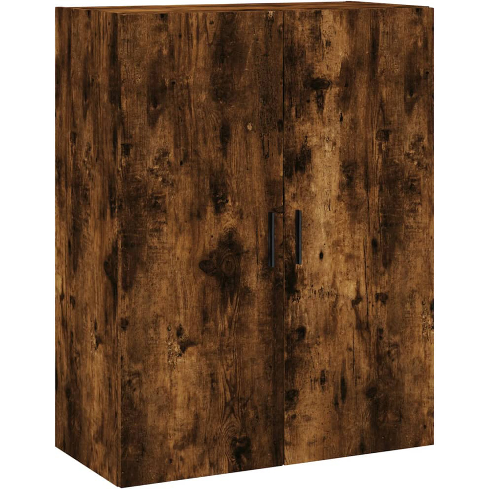 vidaXL 2 Door Smoked Oak Wall Mounted Cabinet Set of 2 Image 5