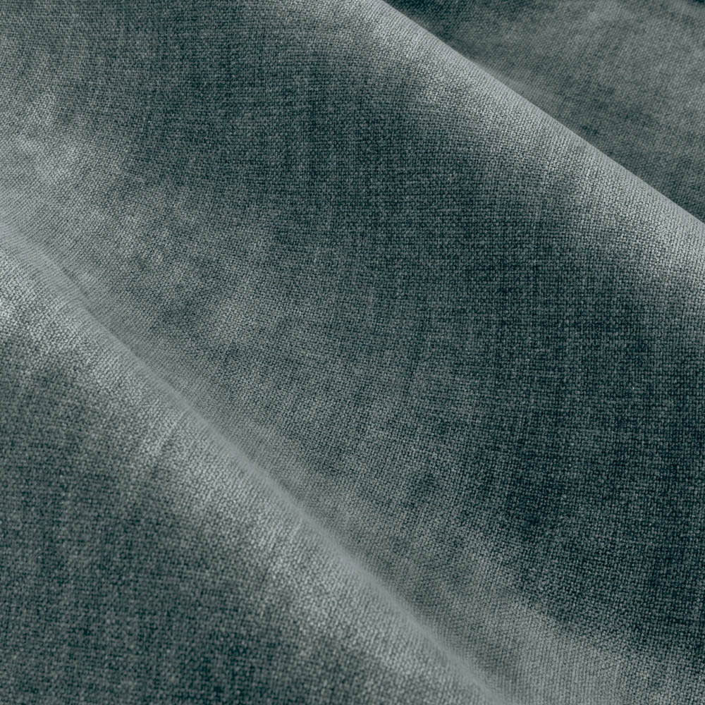Yard Marine Heavy Chenille Velvet Eyelet Curtain 117 x 183cm Image 5