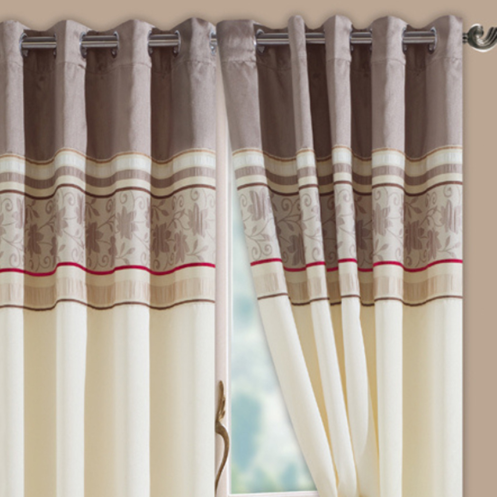 Intimates Macy Grey Ringtop Curtains 168X229cm Image 3