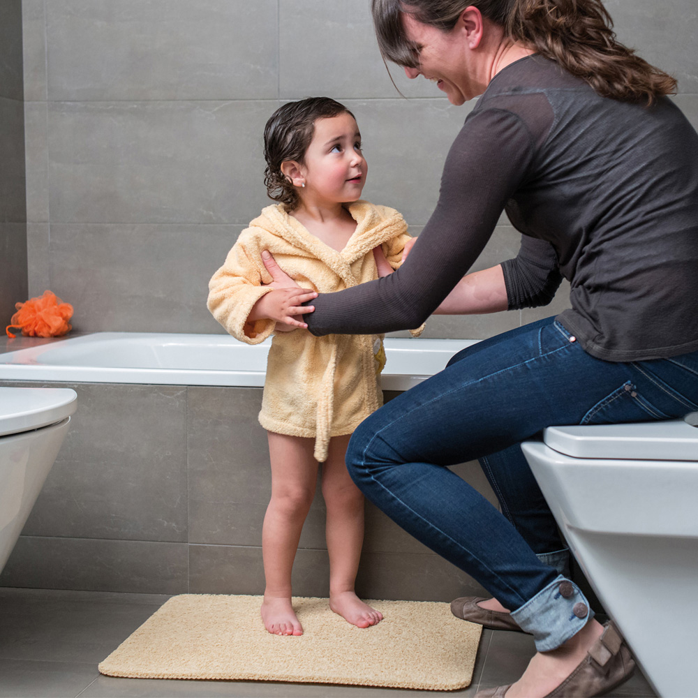 JML Hydro Wonder Beige Shower Bath Mat Image 5