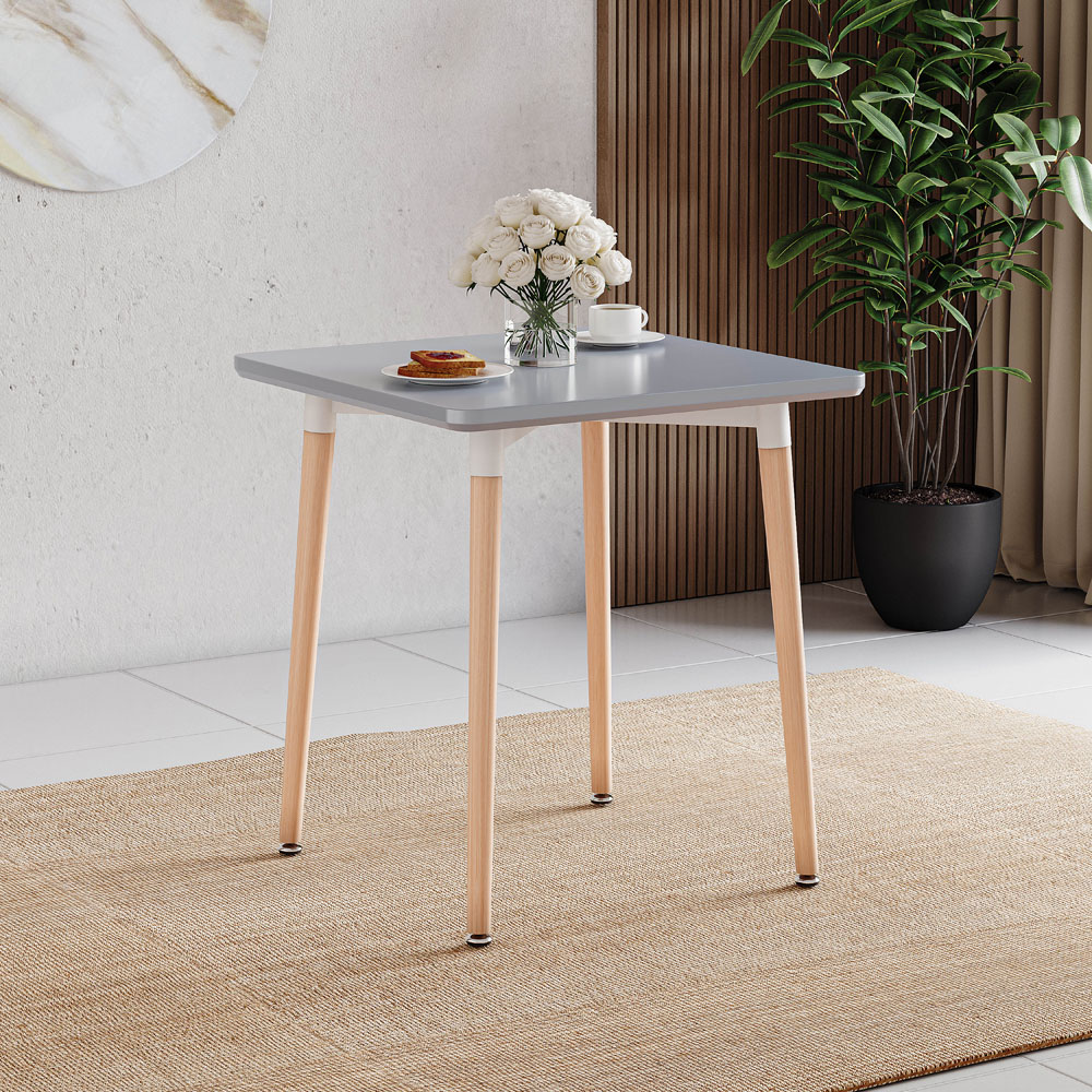 Vida Designs Batley 2 Seater Square Dining Table Grey Image 4
