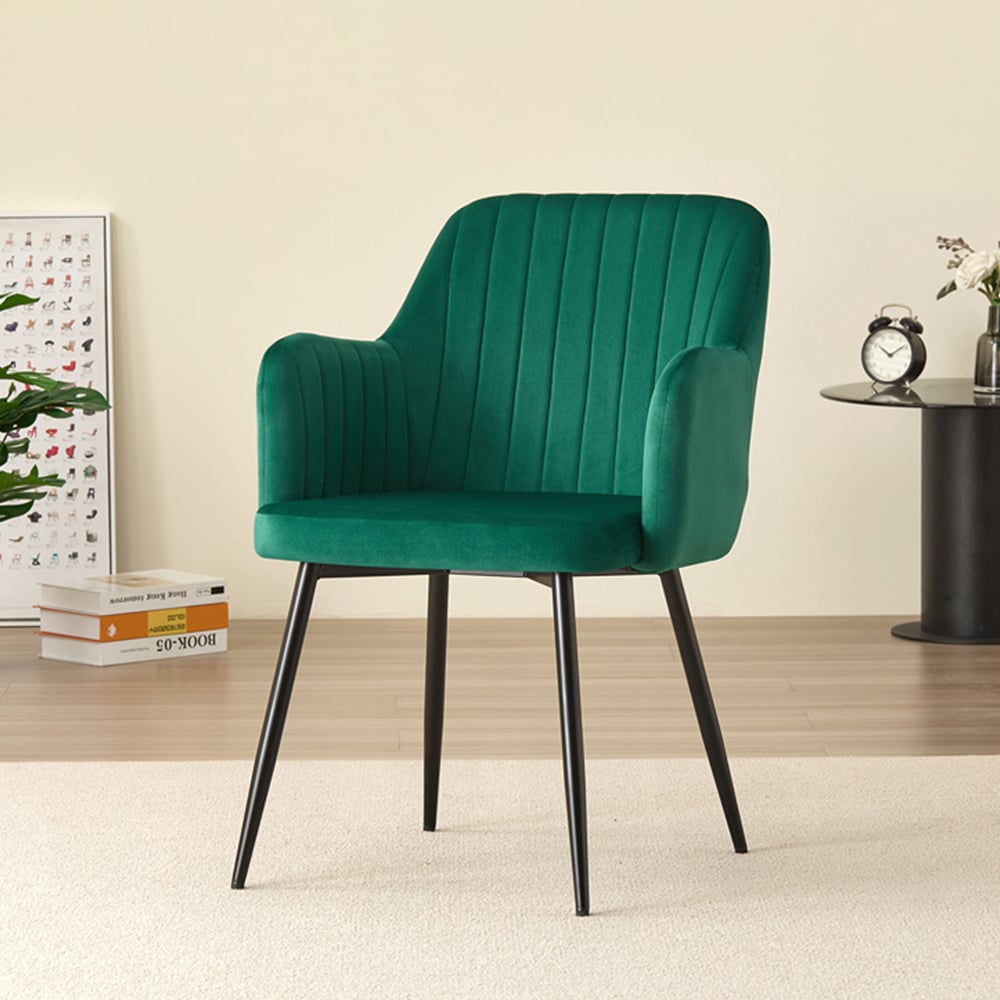 Indoor Living Seattle Charlotte 4 Seater Round Dining Set Green Image 5