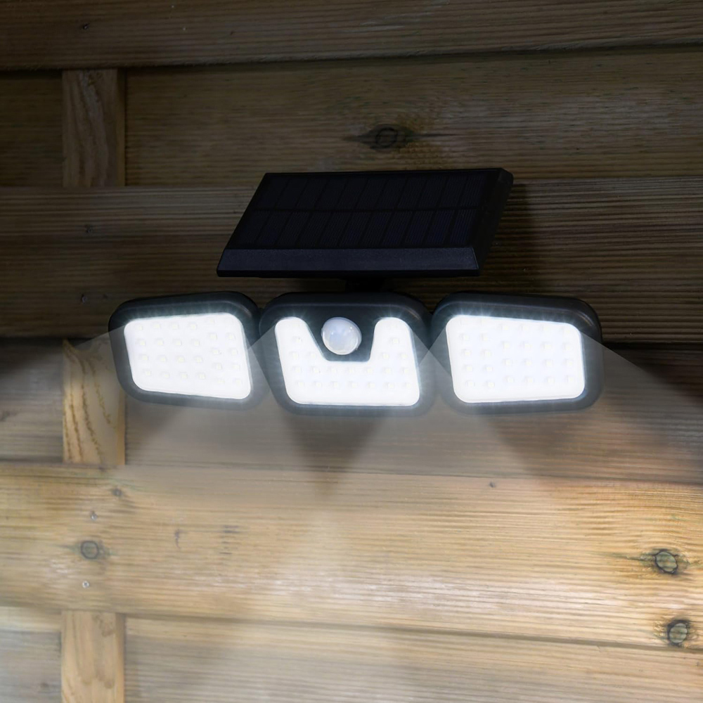 Garden Gear 74 LED Motion Sensor Super Bright Solar Security Light 2 Pack Image 2