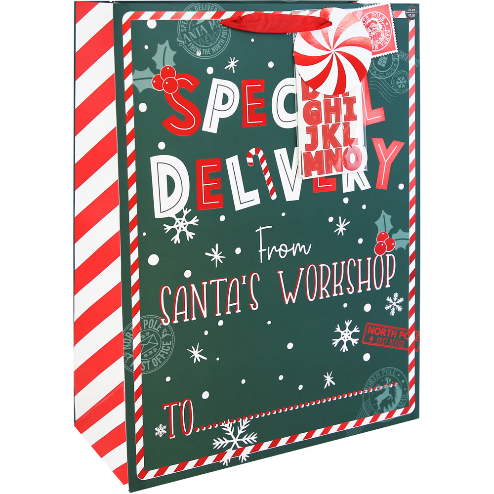 Special Delivery from Santa's Workshop Gift Bag Extra Large Image 5