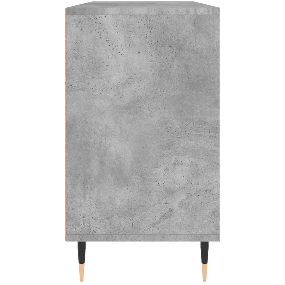 vidaXL Single Door 4 Shelf Grey Bathroom Cabinet Image 7