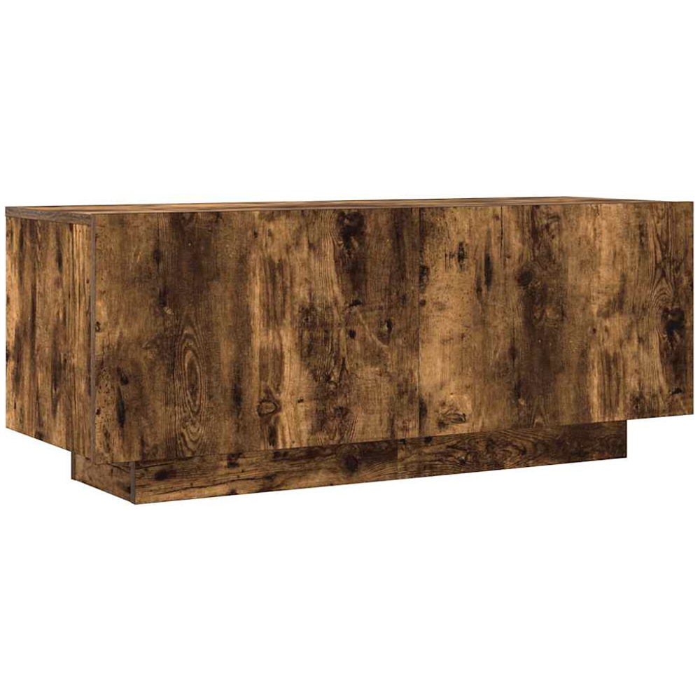vidaXL 2 Door Smoked Oak TV Cabinet Image 2