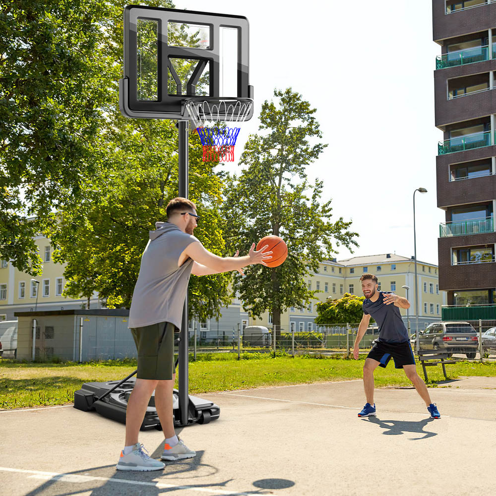 Costway Height Adjustable Basketball Goal System Image 4