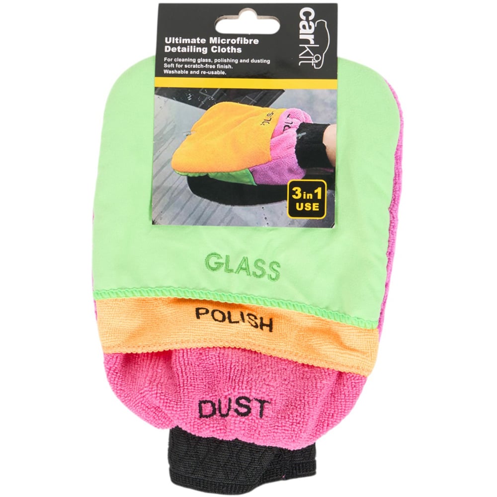 3-In-1 Ultimate Microfibre Detailing Cloth Image 1