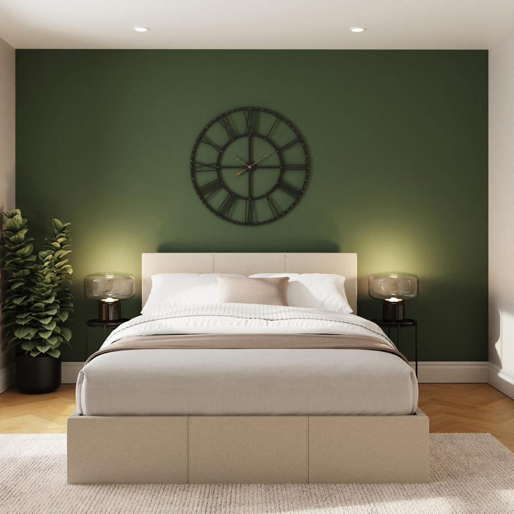 GFW Small Double Natural Side Lift Ottoman Bed Image 8