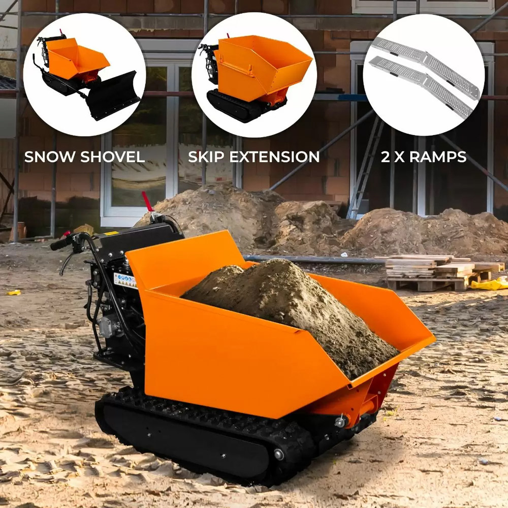 Mini Tracked Dumper Petrol Tipper Image 5
