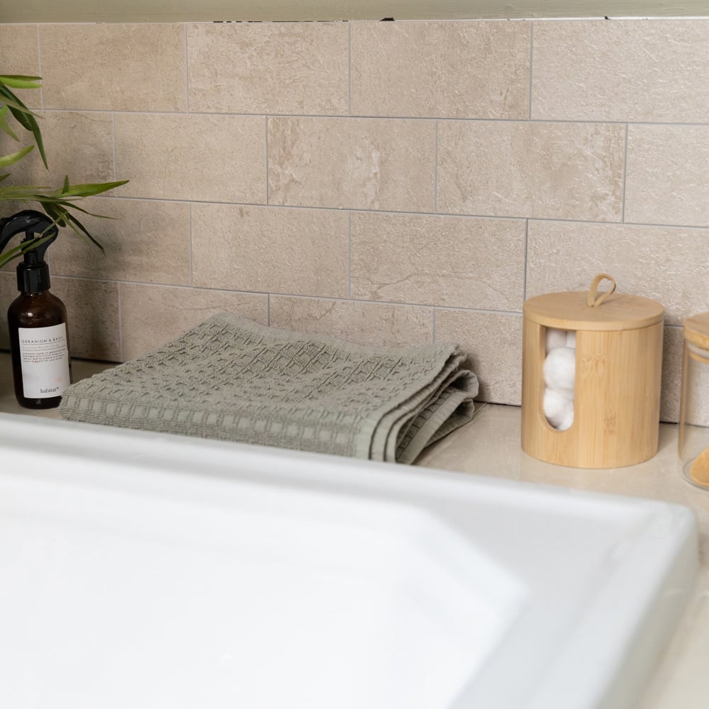 d-c-fix Sandstone Tile Self Adhesive Premium Wall Tile 305 x 305mm 5 Pack Image 6