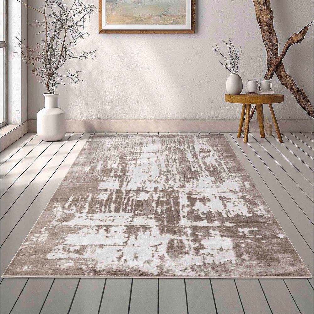 Desire Rugs Serenity Stone Abstract Abrasion Rug 80 x 150cm Image 2