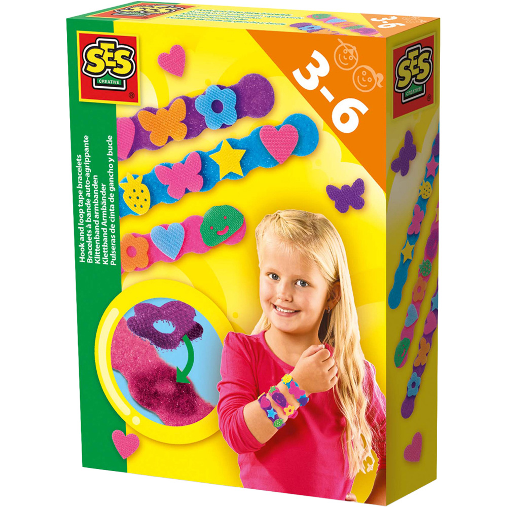 SES Creative Hook and Loop Tape Bracelets Set Image 1