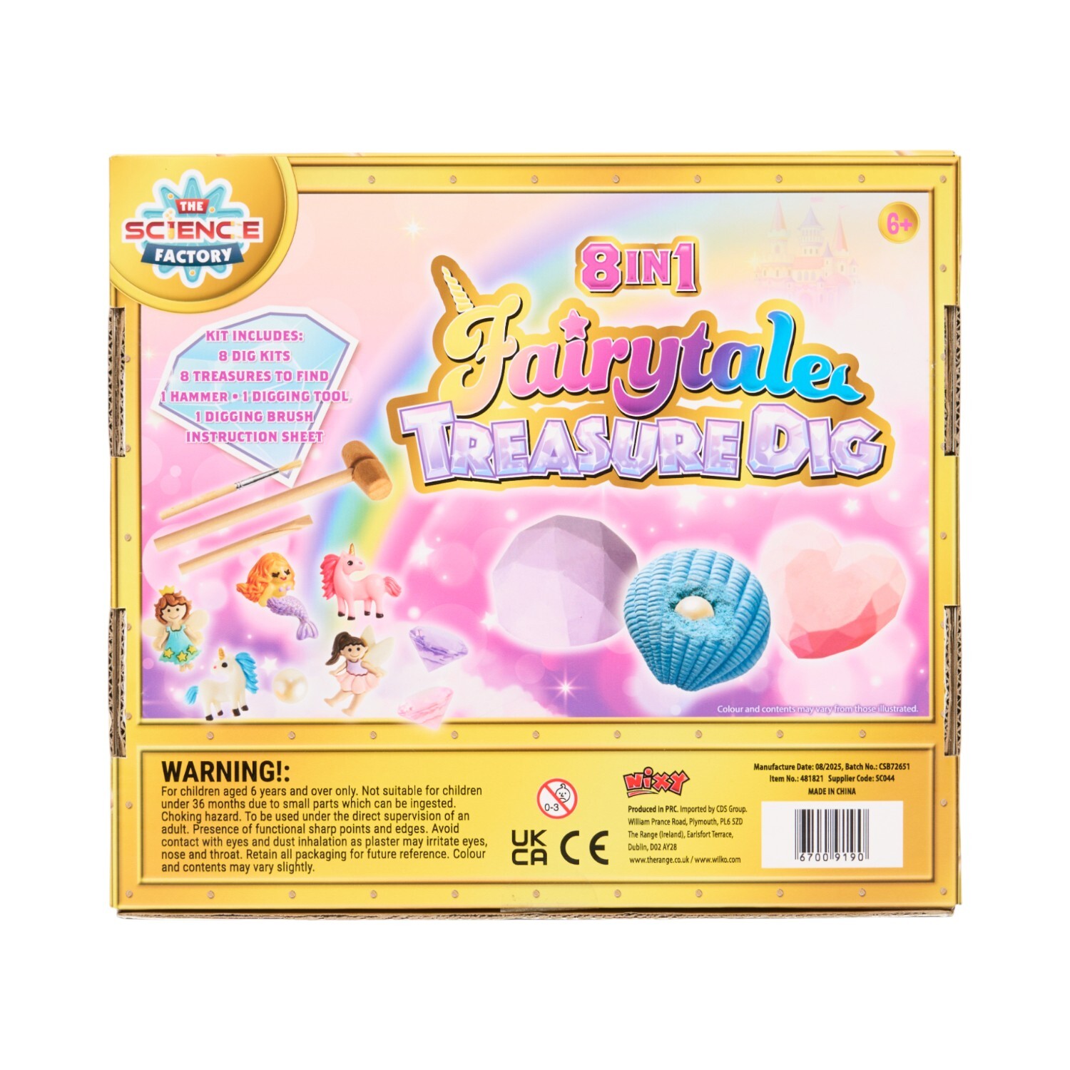 8 in 1 Fairytale Treasure Dig Kit Image 3