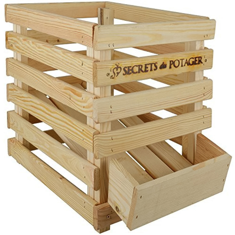 Fallen Fruits Wooden Onion Storage Crate Image 1