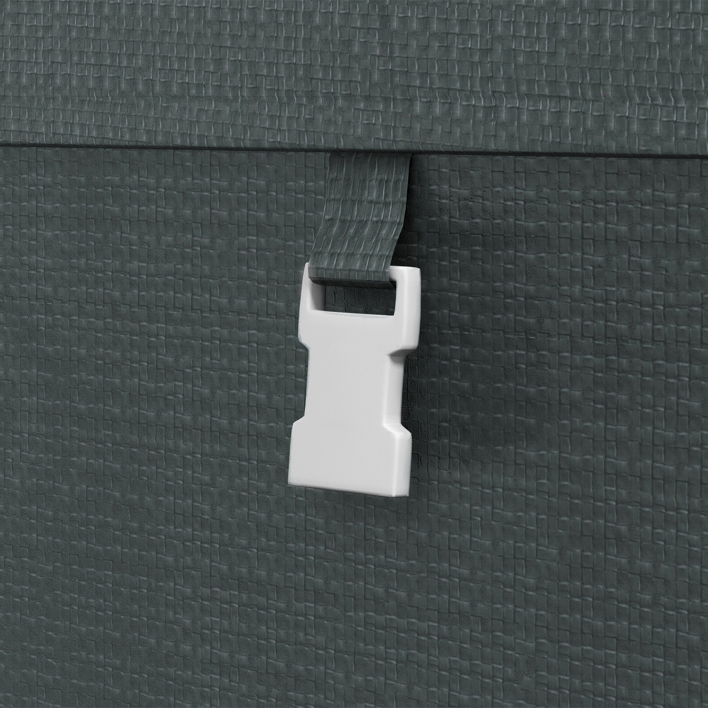 Outsunny 3.93 x 5.90ft Portable Garden Shed Image 3