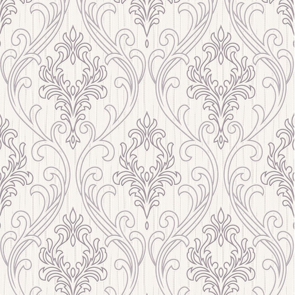 Superfresco Royale Lilac and White Wallpaper Image 1