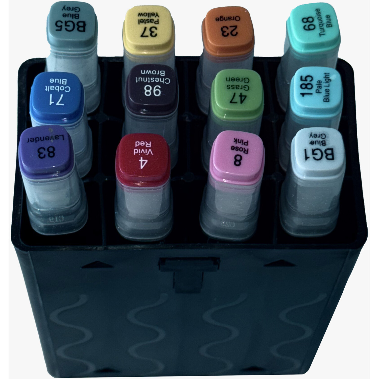 Pack of 12 Dual Tipped Glitter Twin Markers Image 6