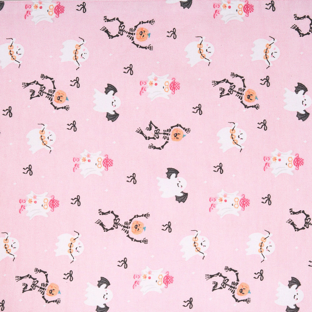 Halloween Print Table Runner Pink Image 3